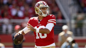 49ers Practice Report: Garoppolo unlucky with first interception of camp, Hurd stands out