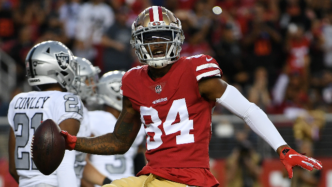 49ers Notebook: McKinnon gets back on field, Shanahan has surprisingly high praise for Bourne