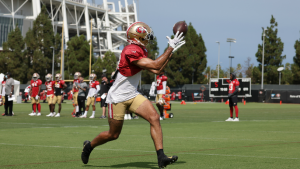 Early signs of a Dante Pettis reclamation as he shines, shows Jimmy Garoppolo ‘physicality’ and ‘toughness’