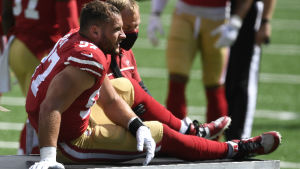 49ers confirm Nick Bosa suffered torn ACL