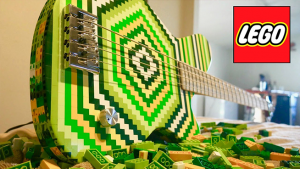 Man Builds A Bass Out of 2,000 Legos