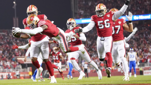 49ers exorcise season-long demons, trounce Rams in overdue home win