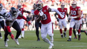 49ers bully Falcons offensively in high-stakes win