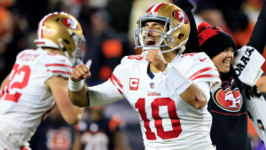 Mike McGlinchey is baffled by the constant criticism of Jimmy G