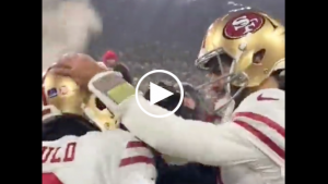 Jimmy Garoppolo after comeback playoff win: ‘F*** the Packers!’