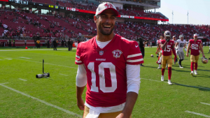 Jimmy Garoppolo signs three-year deal with Raiders [report]